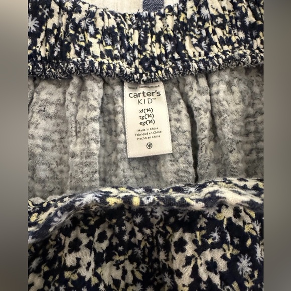 Carter's Blue and White Floral Skirt with Ruffle Trim. Girls XL (14), NWOT! - Picture 3 of 5
